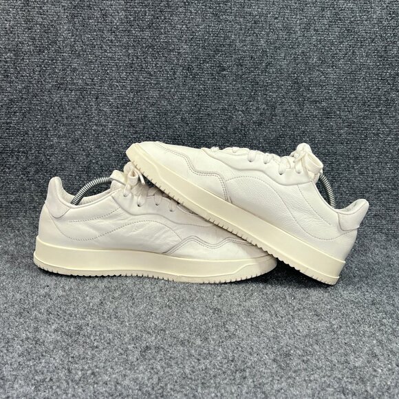Adidas SC Premiere Sneakers Mens Size 9 Off White Leahter Low Lace Athletic Shoe - Picture 8 of 12